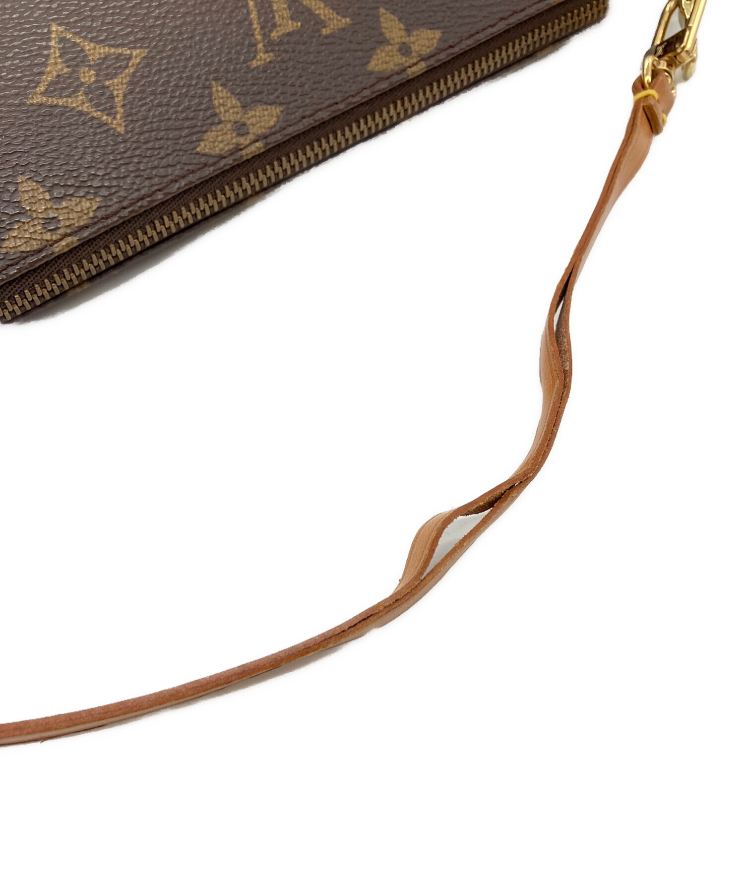 お話中ルイヴィトン　ポーチ中古 中古・古着通販】LOUIS VUITTON (ルイ ヴィトン) ポーチ ブラウン