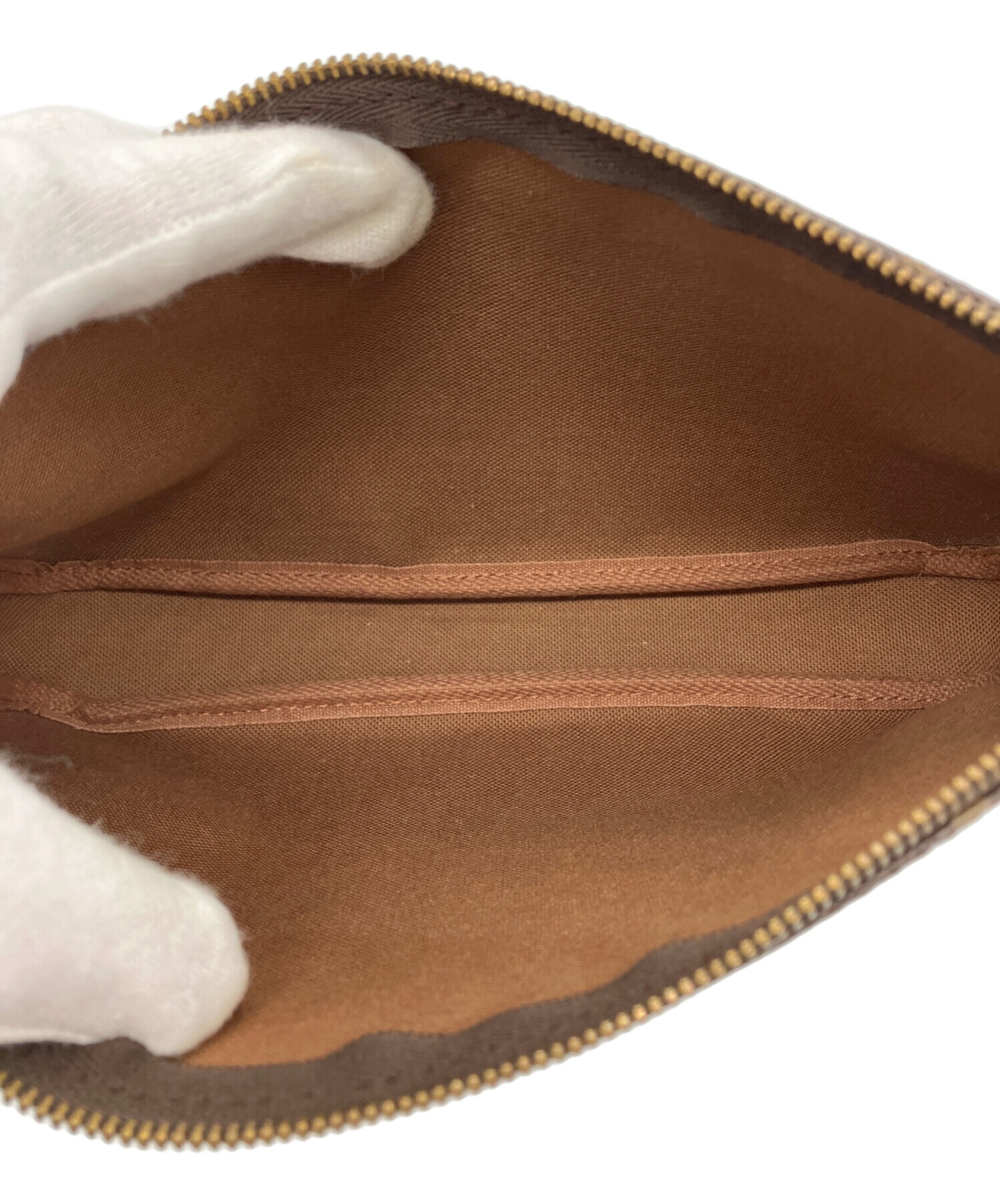 お話中ルイヴィトン　ポーチ中古 中古・古着通販】LOUIS VUITTON (ルイ ヴィトン) ポーチ ブラウン