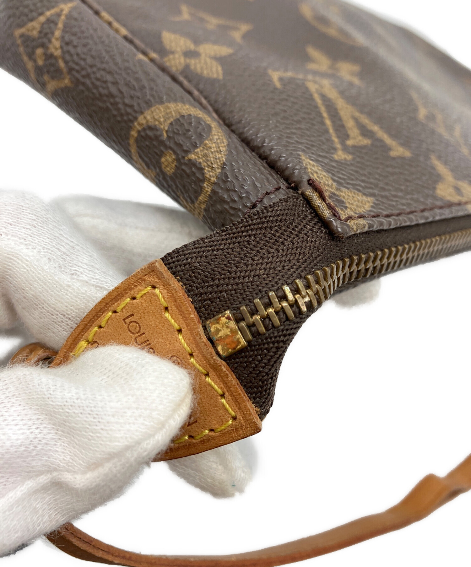 中古・古着通販】LOUIS VUITTON (ルイ ヴィトン) ポーチ ブラウン