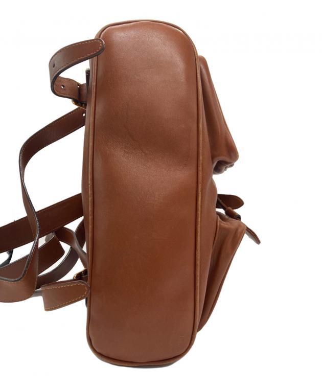 中古・古着通販】GUCCI (グッチ) バンブーハンドルレザーリュック 中古・古着通販】GUCCI (グッチ) バンブーハンドルレザーリュック