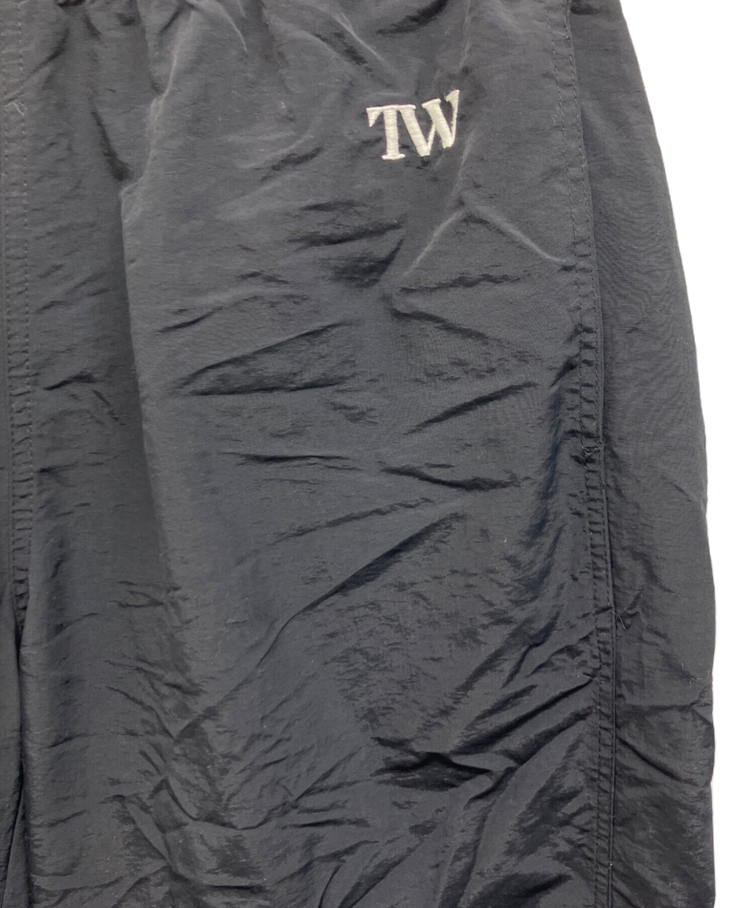 中古・古着通販】TW (トゥ) Unisex Nylon Pants ブラック サイズ:M