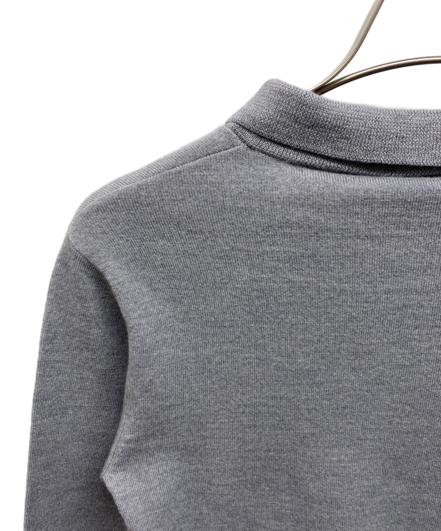 中古・古着通販】gajess (ガジェス) Kanon Logo Polo Knit カノン ロゴ