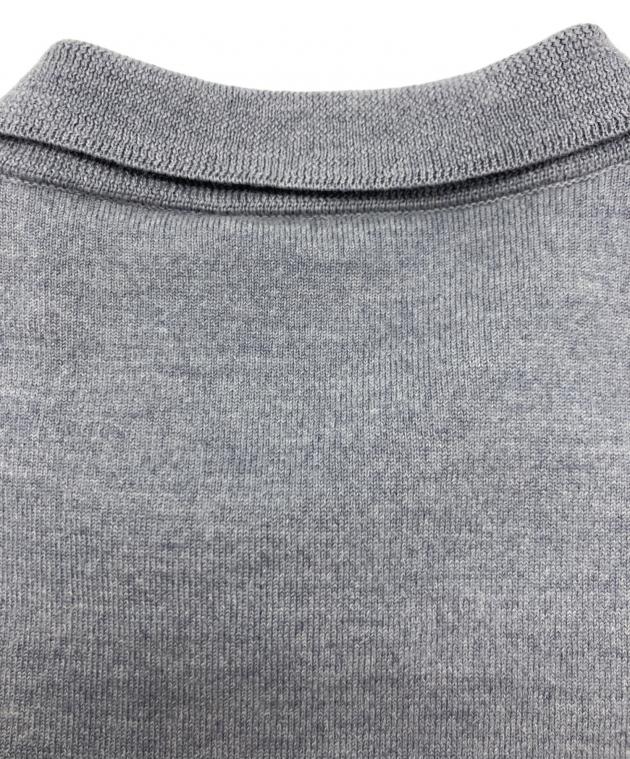 中古・古着通販】gajess (ガジェス) Kanon Logo Polo Knit カノン ロゴ