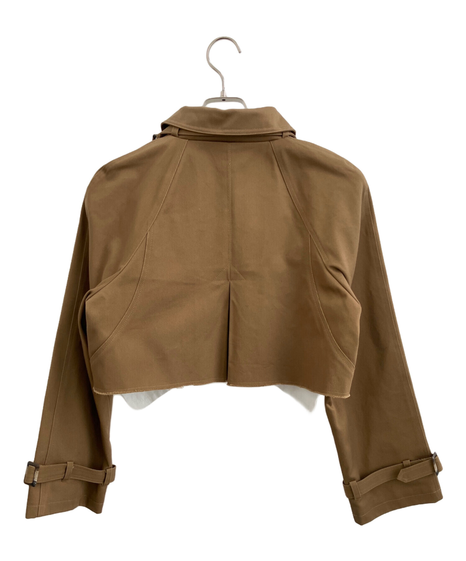 leinwandeブルゾン 中古・古着通販】LEINWANDE (ラインヴァンド) Cropped Trench Jacket