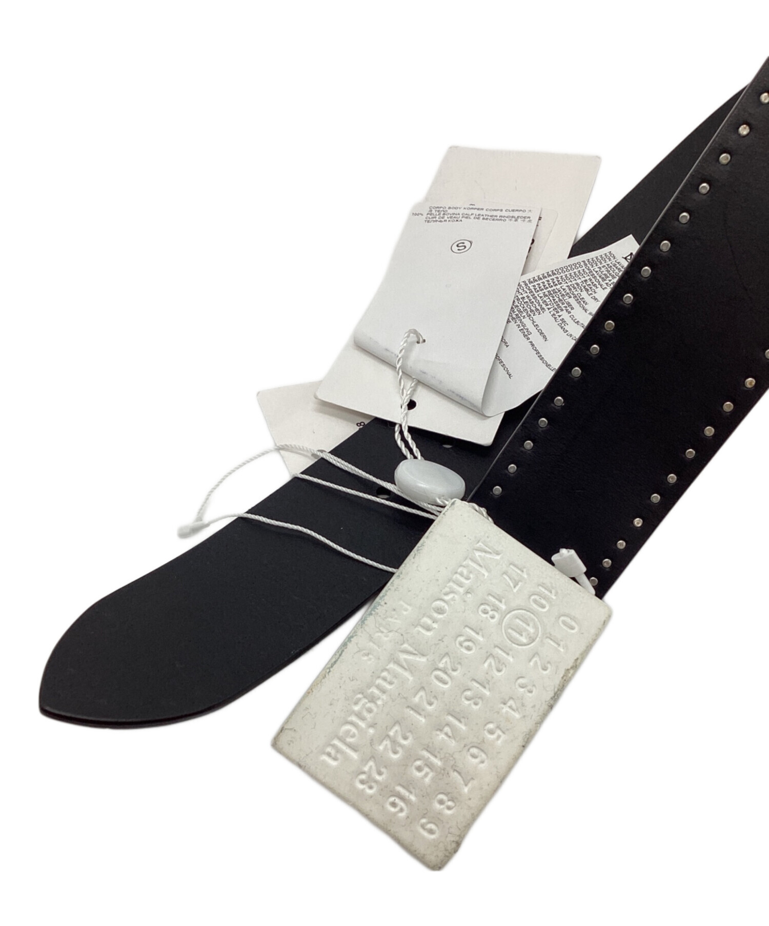 初期 Maison Martin Margiela マルジェラ レザーベルト 中古・古着通販】Maison Margiela (メゾンマルジェラ) レザーベルト