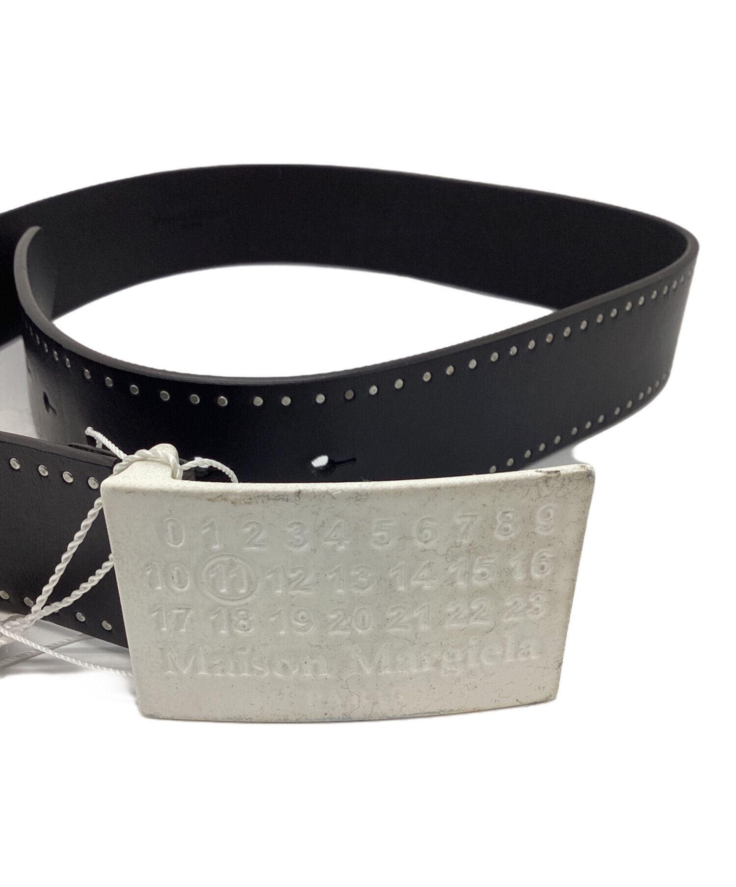 ここのえ初期【Maison Martin Margiela】used加工ベルト 中古・古着通販】Maison Margiela (メゾンマルジェラ) レザーベルト