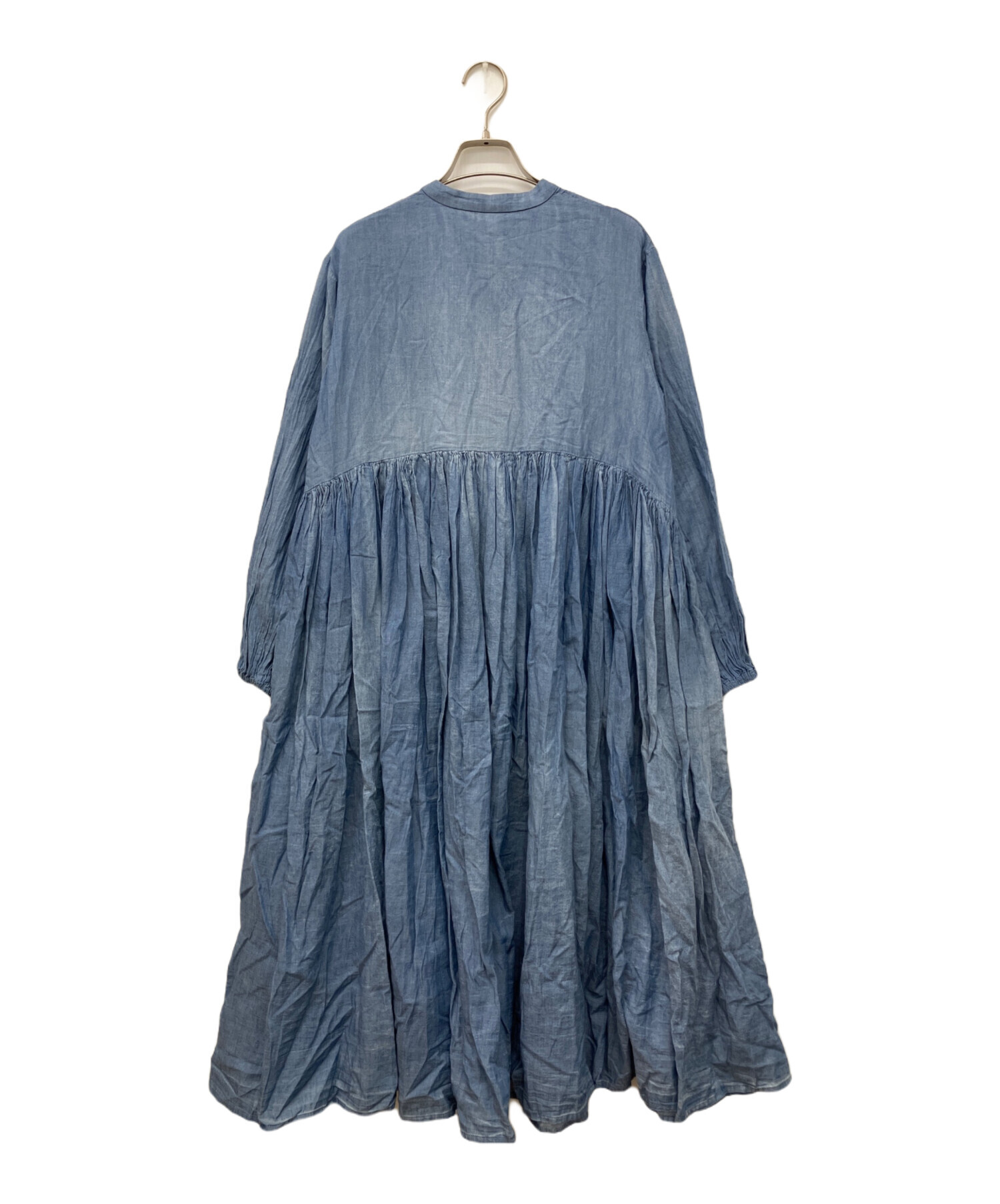 中古・古着通販】BEARDSLEY (ビアズリー) シフォンデニムギャザー