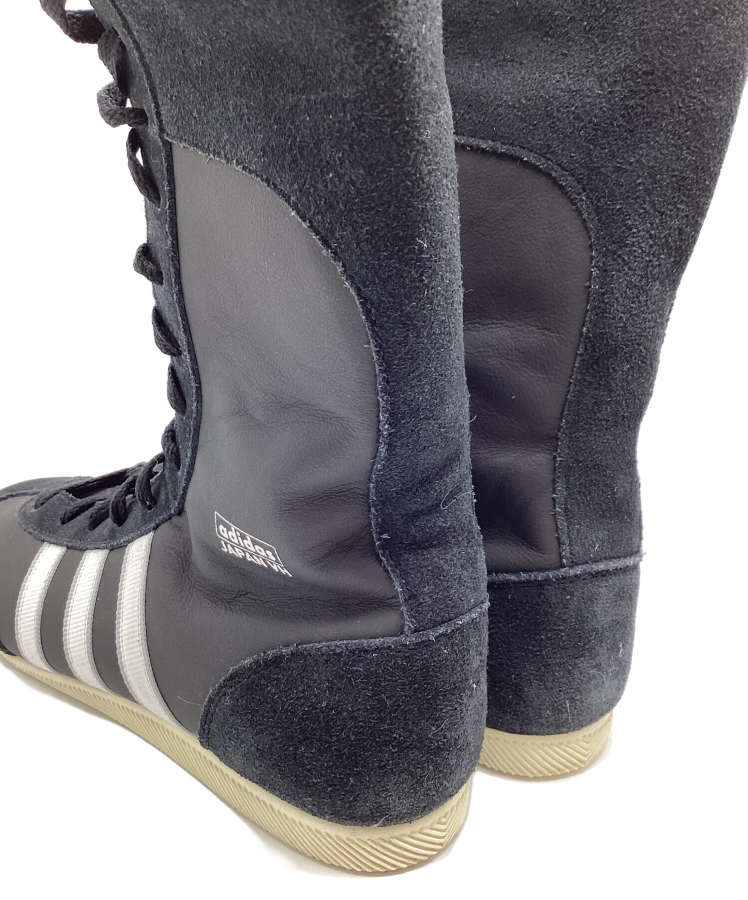 中古・古着通販】adidas (アディダス) ロングブーツ ブラック サイズ