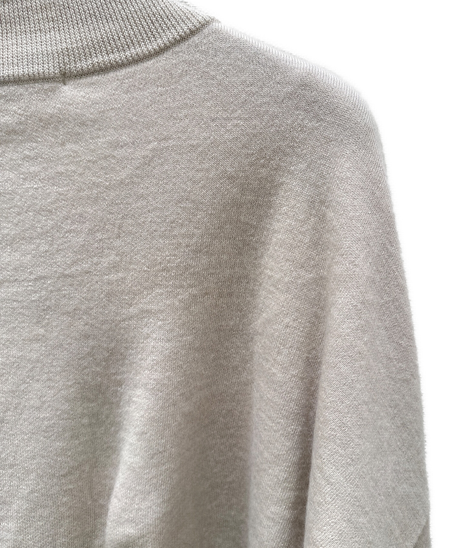 ENFOLD エンフォルド 24AW HIGH-NECK CARDIGAN ウールハイネックカーディガン 300GA270-2480 ベージュ 38 ENFOLD（エンフォルド） 24AW HIGH-NECK CARDIGAN ウールハイネック