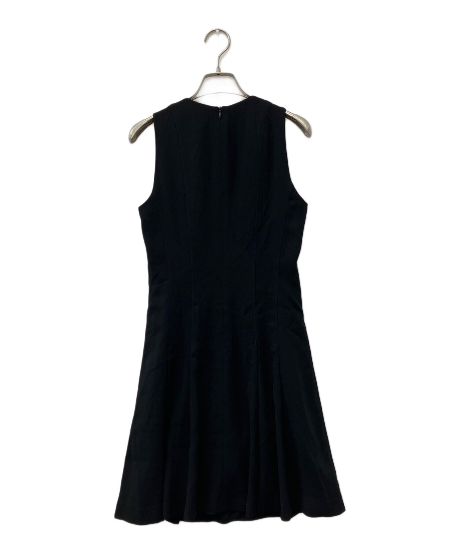 中古・古着通販】theory (セオリー) Satin Crepe Zigzag Stitch Dress