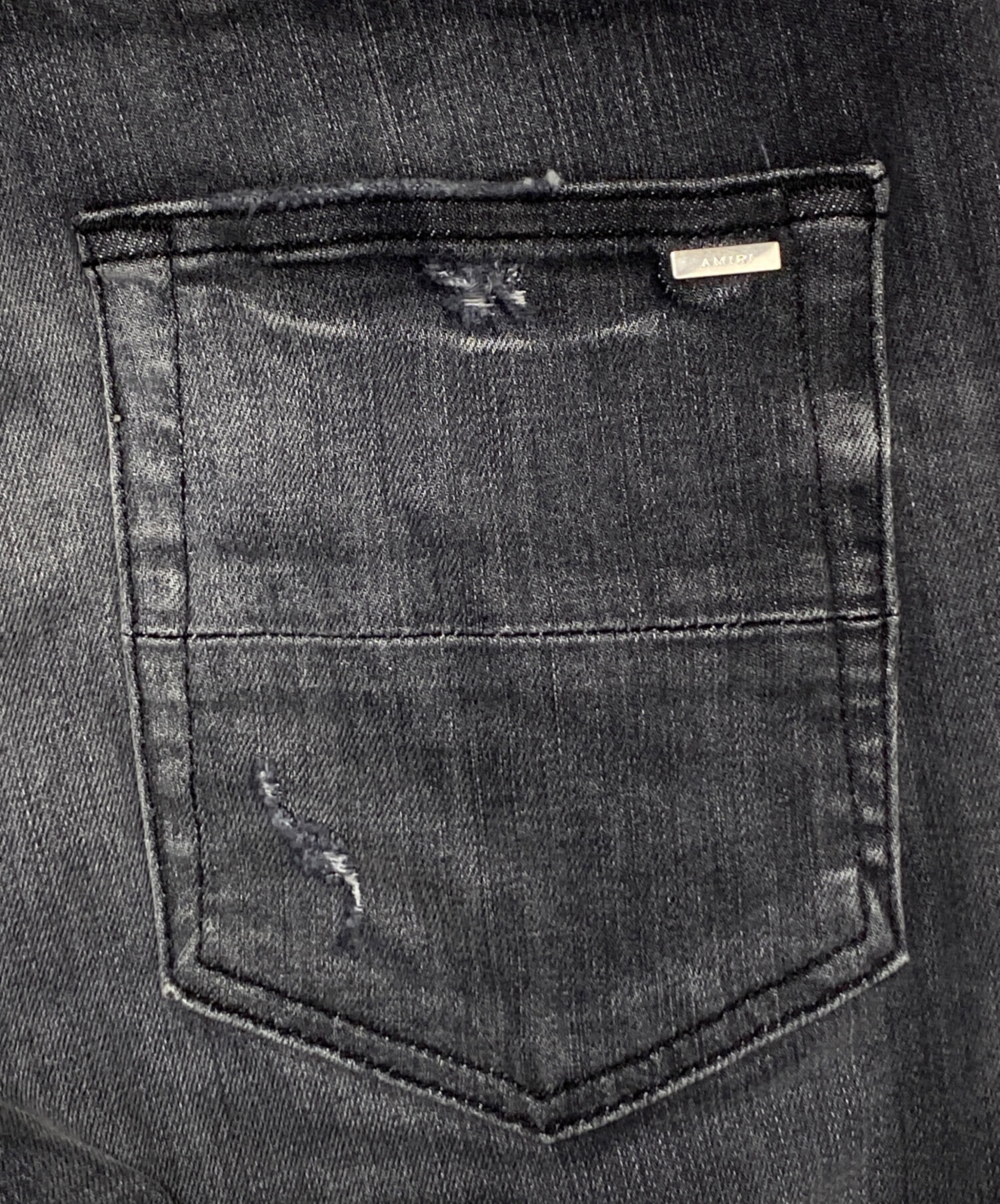 中古・古着通販】AMIRI (アミリ) MX1 Leather Storm グレー サイズ:W29