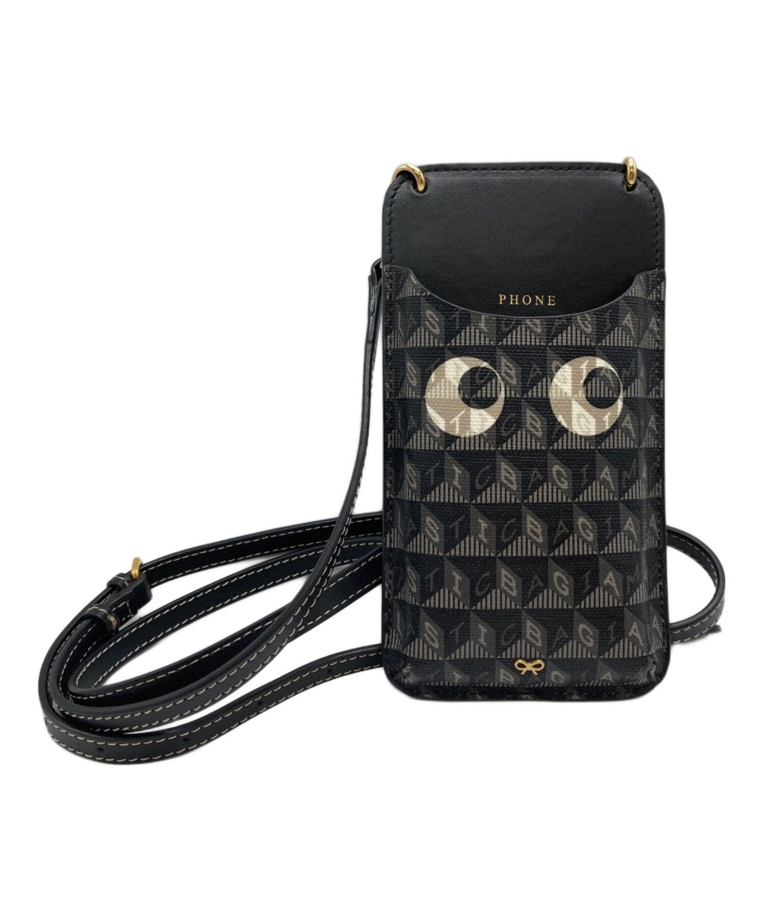 中古・古着通販】ANYA HINDMARCH (アニヤ・ハインドマーチ) 携帯ポーチ 