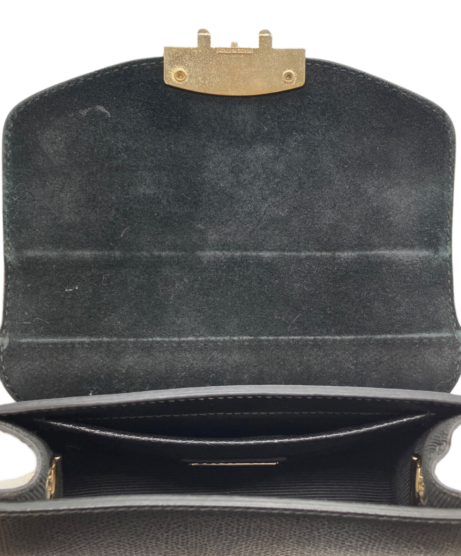 中古・古着通販】FURLA (フルラ) チェーンショルダーバッグ ブラック