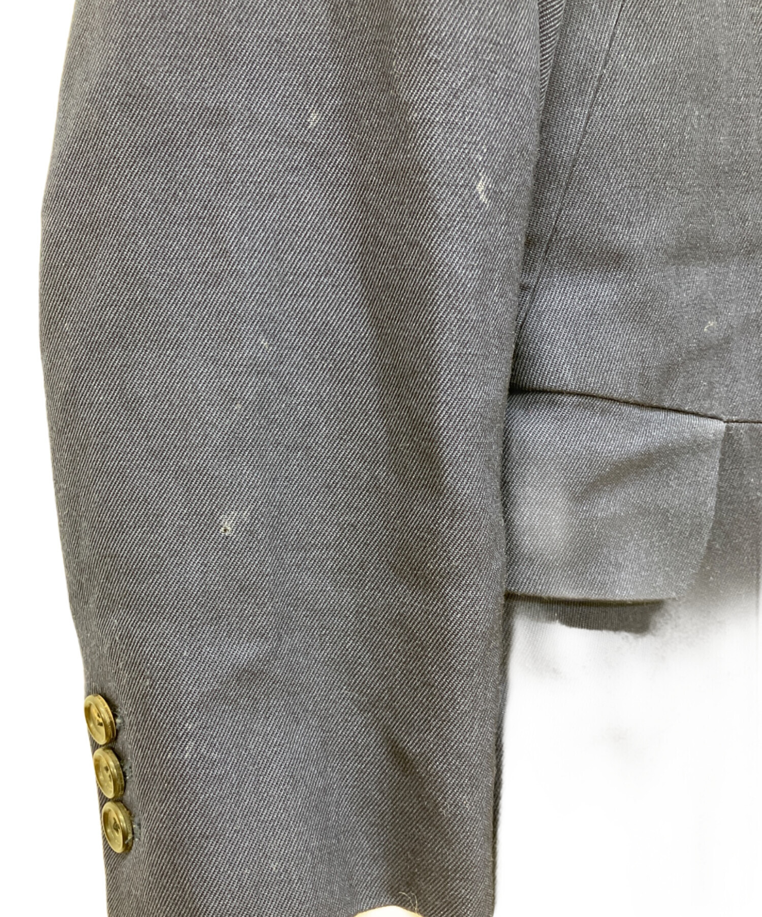 美品✨コムデギャルソン　コムコム　燕尾　ロングジャケット　チェック青　Sシワ加工 2025年最新】Yahoo!オークション -コムデギャルソン 燕尾