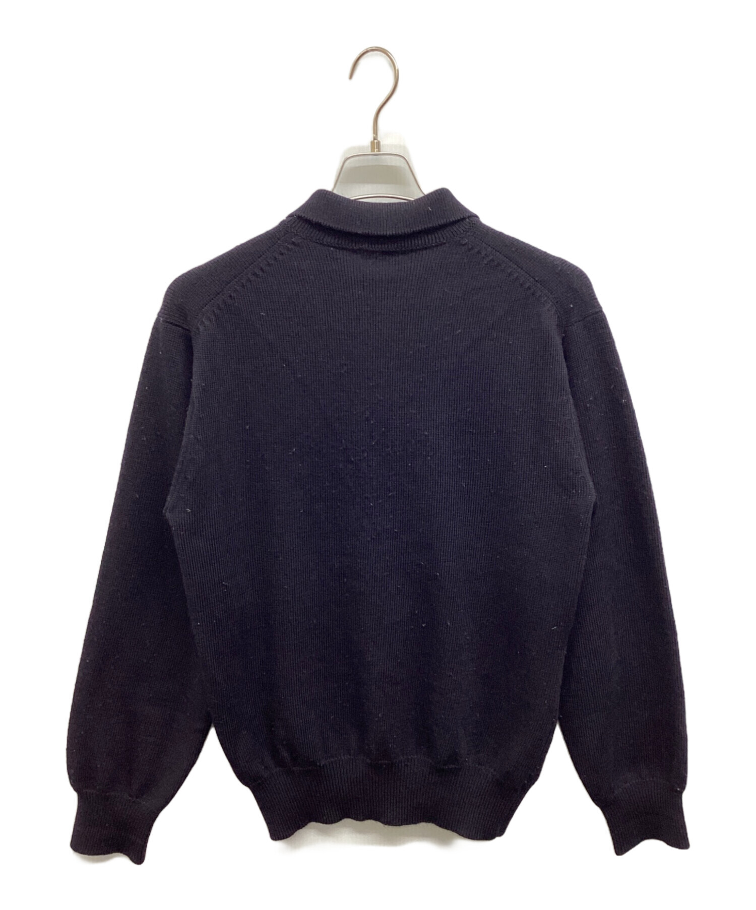 中古・古着通販】Y'S for men (ワイズフォーメン) ポロニット ネイビー