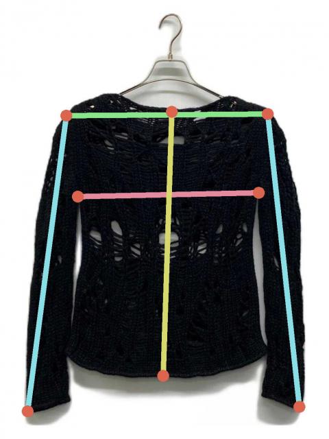 サンローラン　ダメージ　モヘヤニット 中古・古着通販】Saint Laurent Paris (サンローランパリ) モヘヤ混