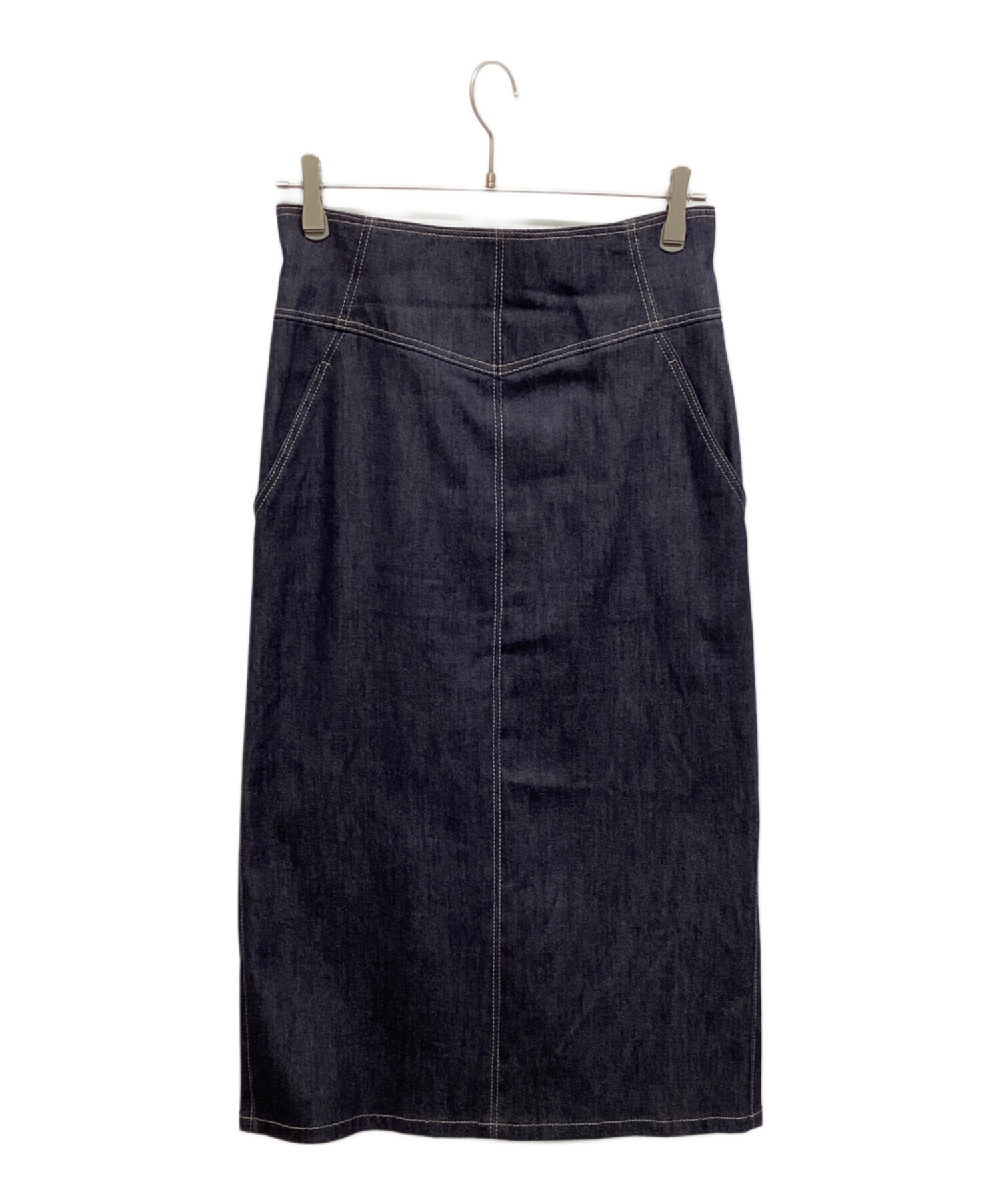 中古・古着通販】ANAYI (アナイ) デニムライクセミタイトスカート