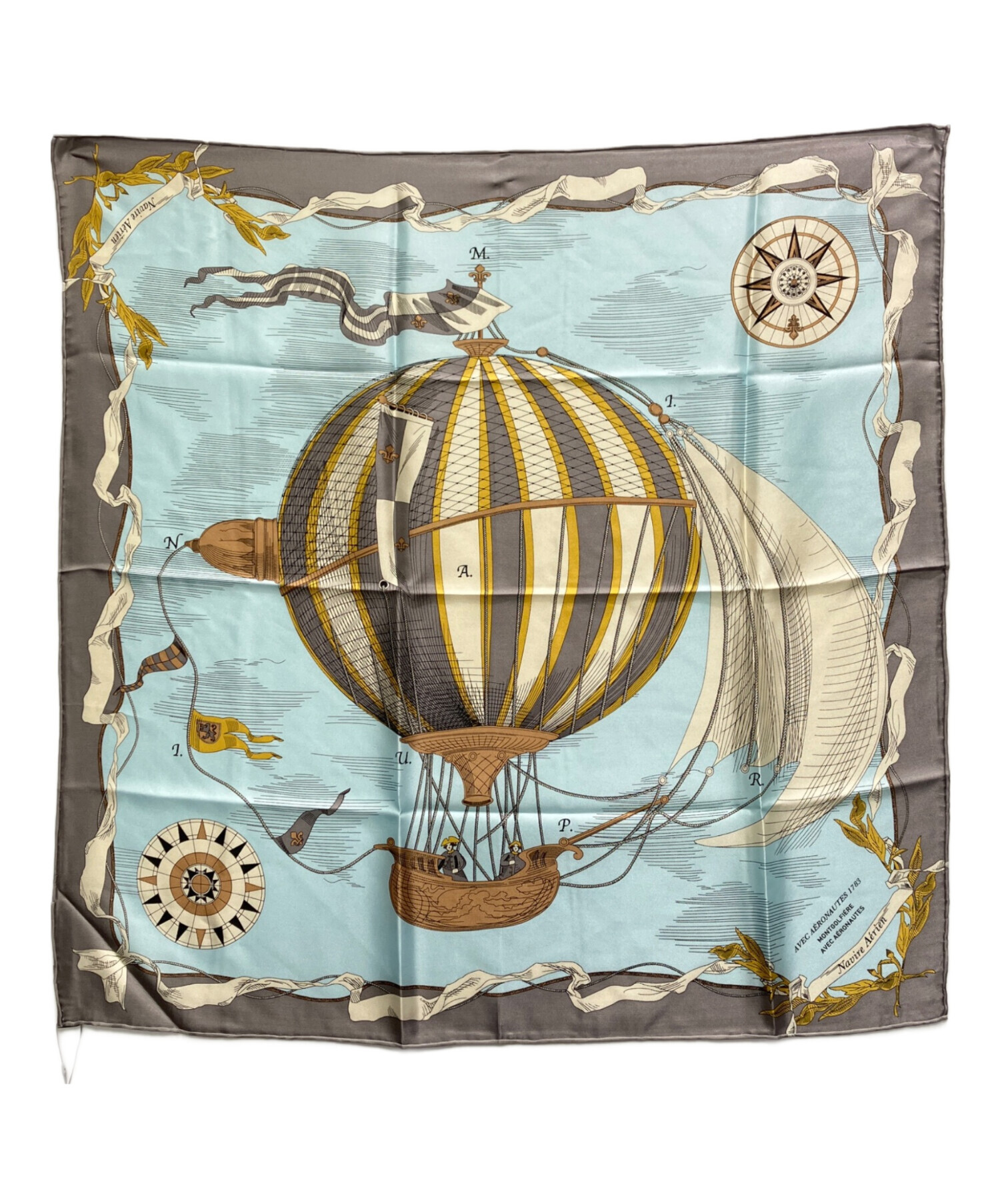 manipuri マニプリ スカーフ シルク100% 新品未使用 中古・古着通販】manipuri (マニプリ) シルクスカーフ ブルー 未使用品