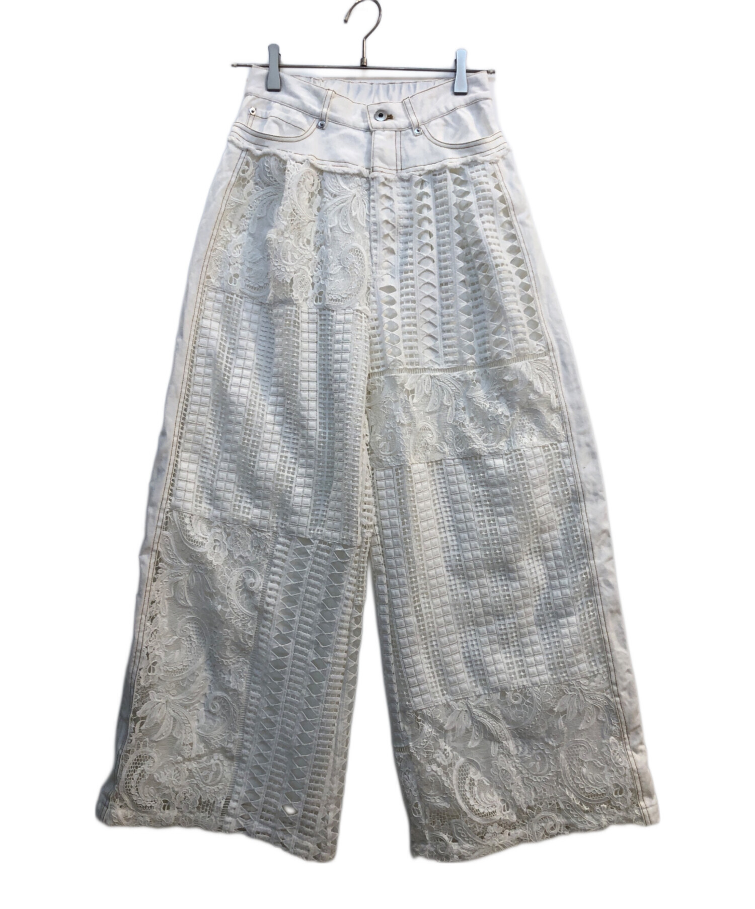 中古・古着通販】AULA AILA (アウラアイラ) Denim Combination Lace  