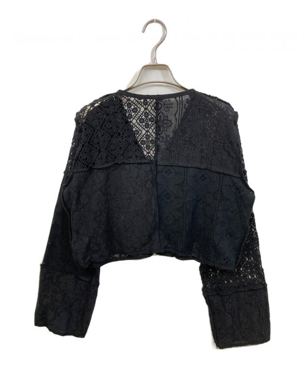 中古・古着通販】anuke (アンヌーク) Patchwork Lace Cardigan