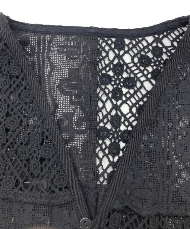 中古・古着通販】anuke (アンヌーク) Patchwork Lace Cardigan