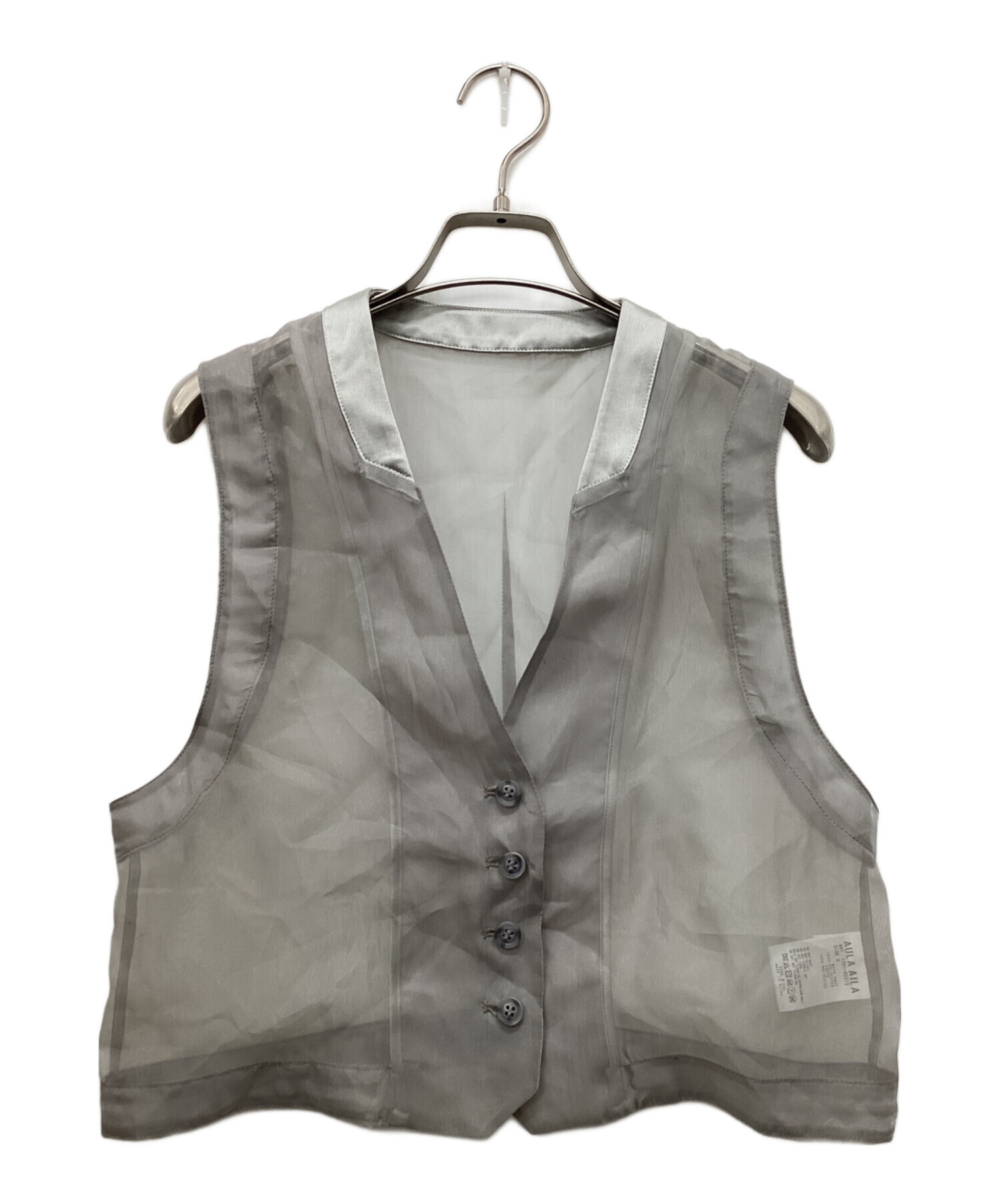 中古・古着通販】AULA AILA (アウラアイラ) 4WAY JACKET グレー