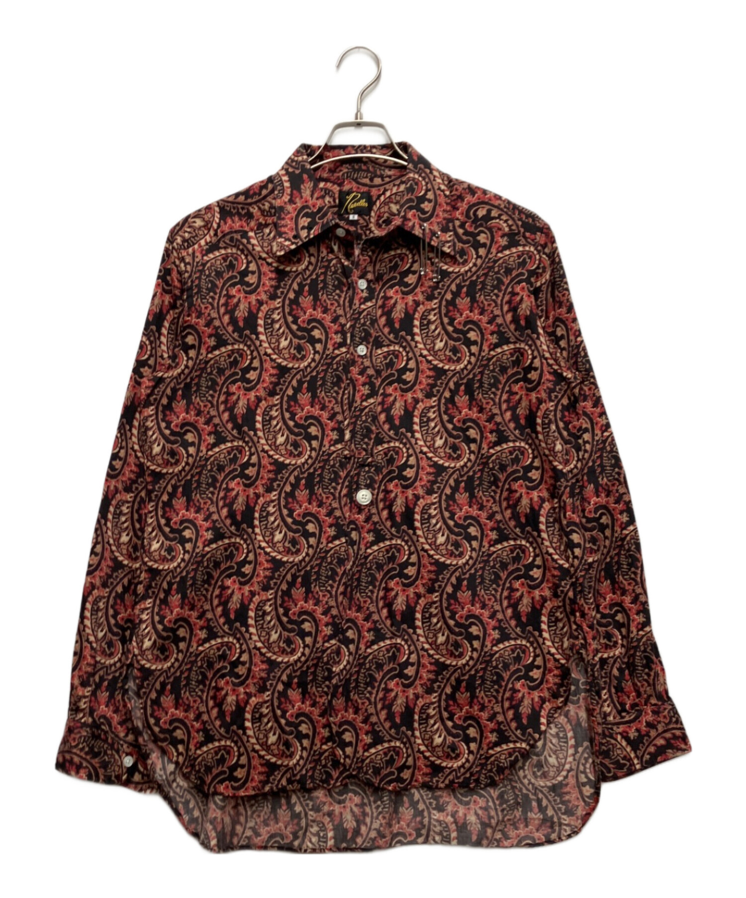 中古・古着通販】Needles (ニードルズ) Pinhole EDW Shirt レッド 