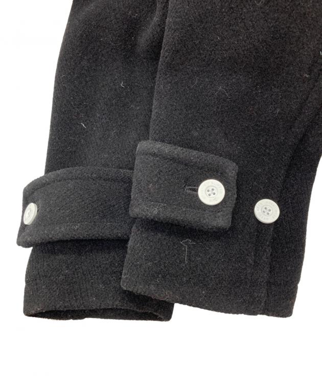 中古・古着通販】HYKE (ハイク) ロングダッフルコート ブラック サイズ