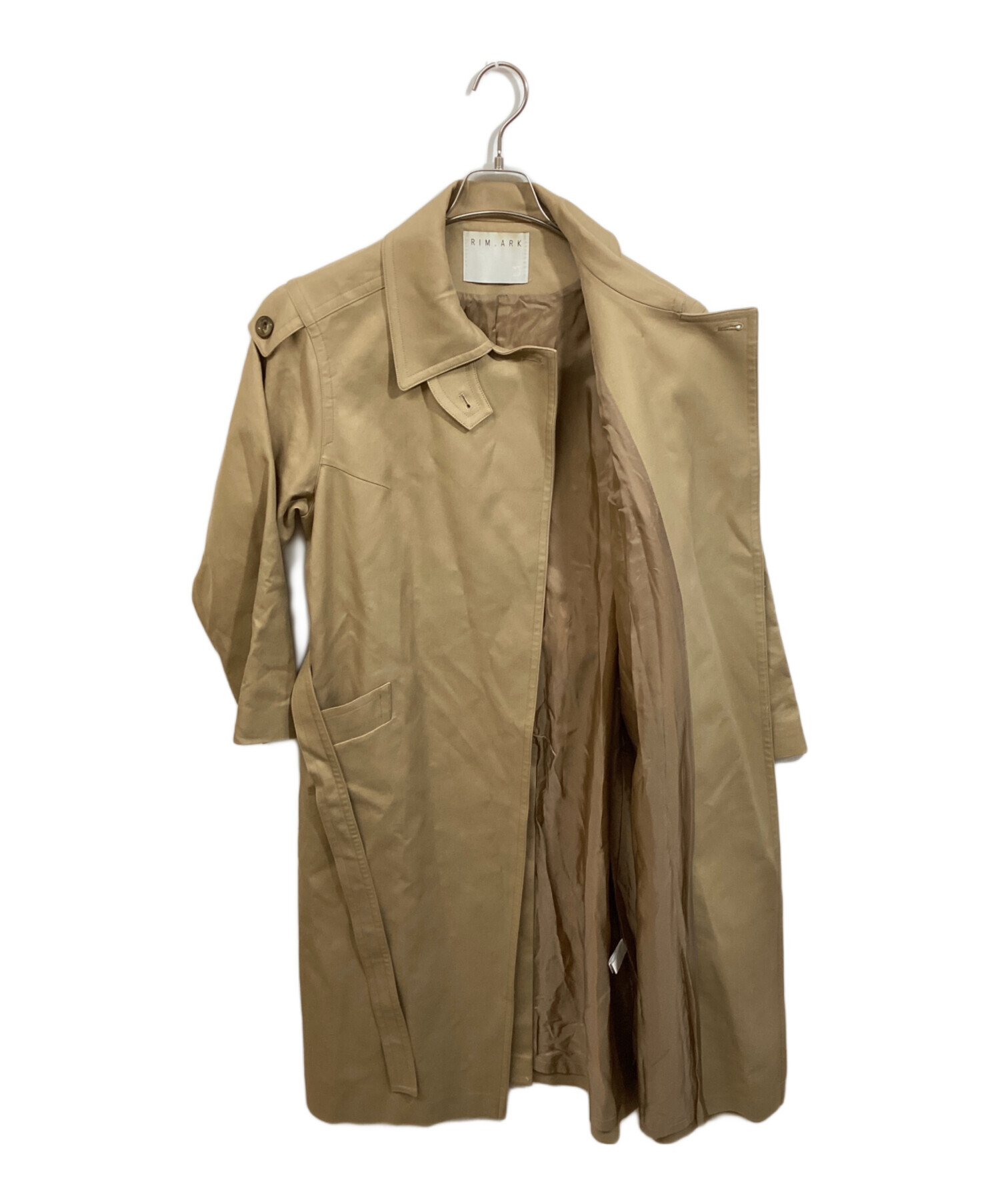 中古・古着通販】RIM.ARK (リムアーク) Over size maxi coat ベージュ 