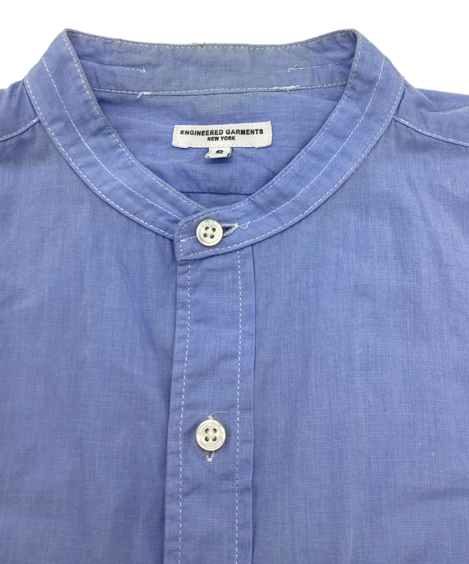 Lサイズ！ENGINEERED GARMENTS バンドカラーシャツ 【公式通販】
