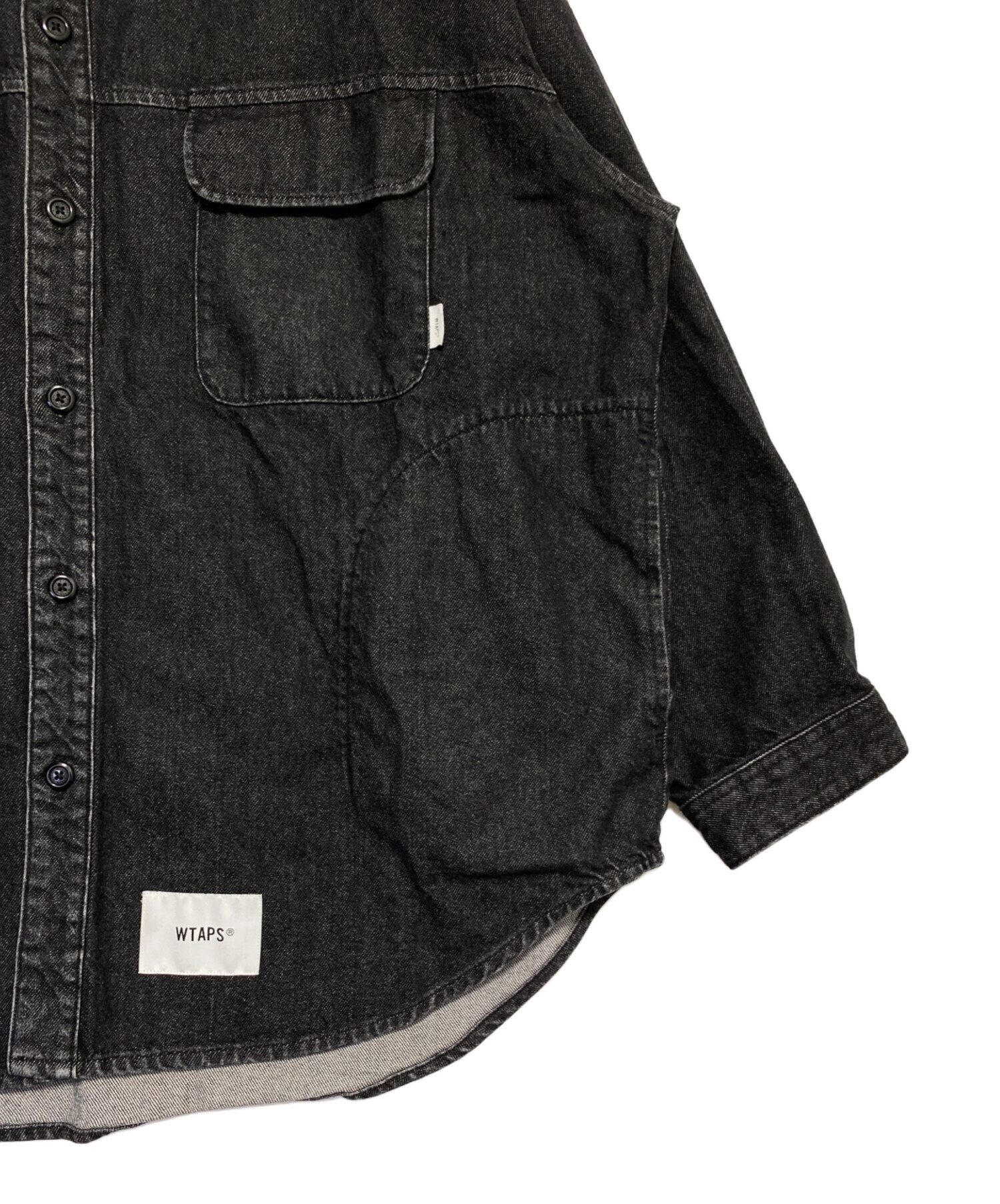 中古・古着通販】WTAPS (ダブルタップス) WCPO 01/LS/COTTON.DENIM 