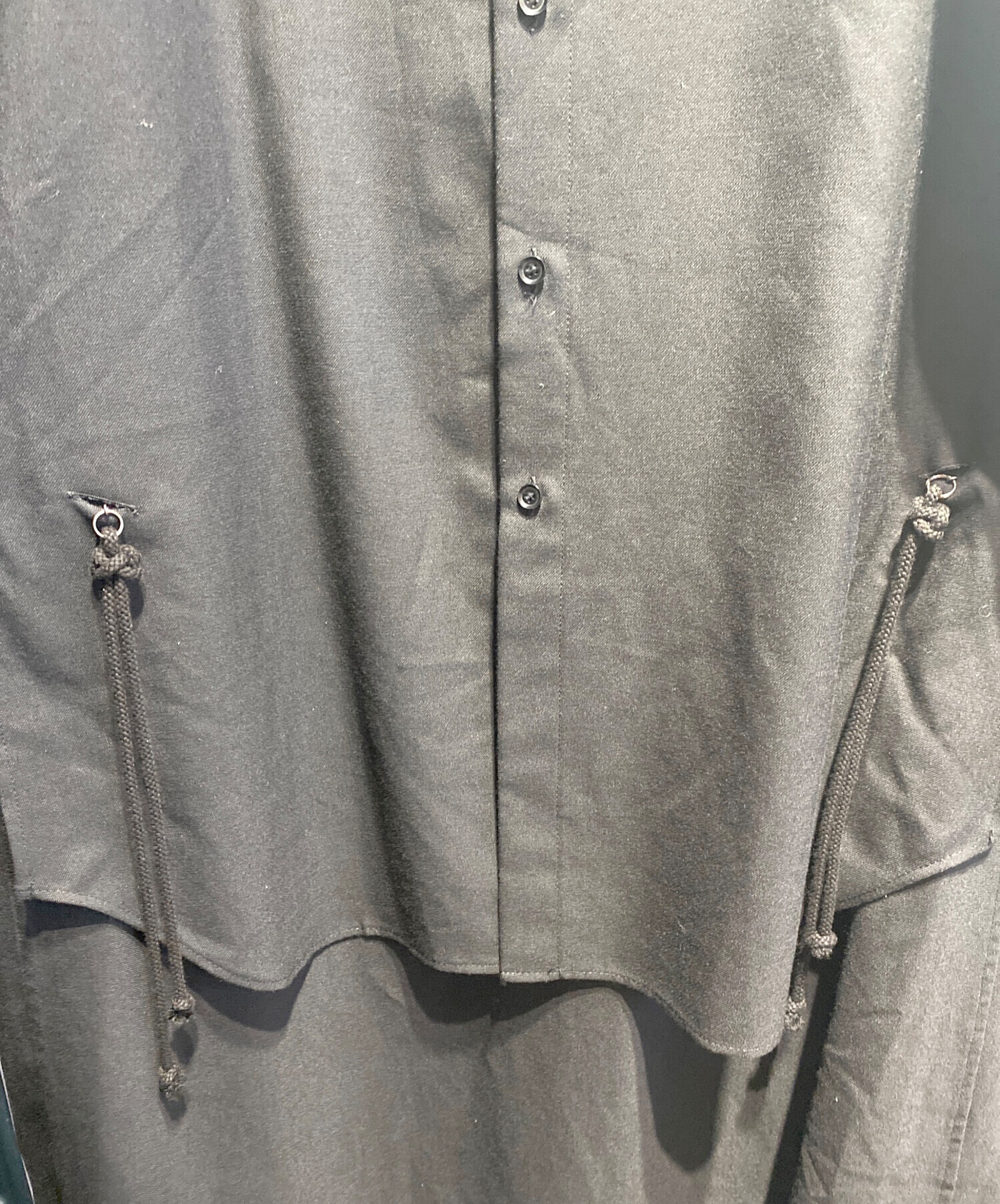 中古・古着通販】GROUND Y (グラウンドワイ) 二重衿後ろロングシャツ 
