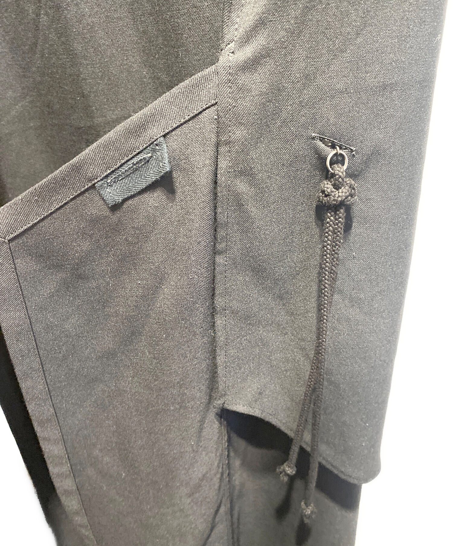 中古・古着通販】GROUND Y (グラウンドワイ) 二重衿後ろロングシャツ 