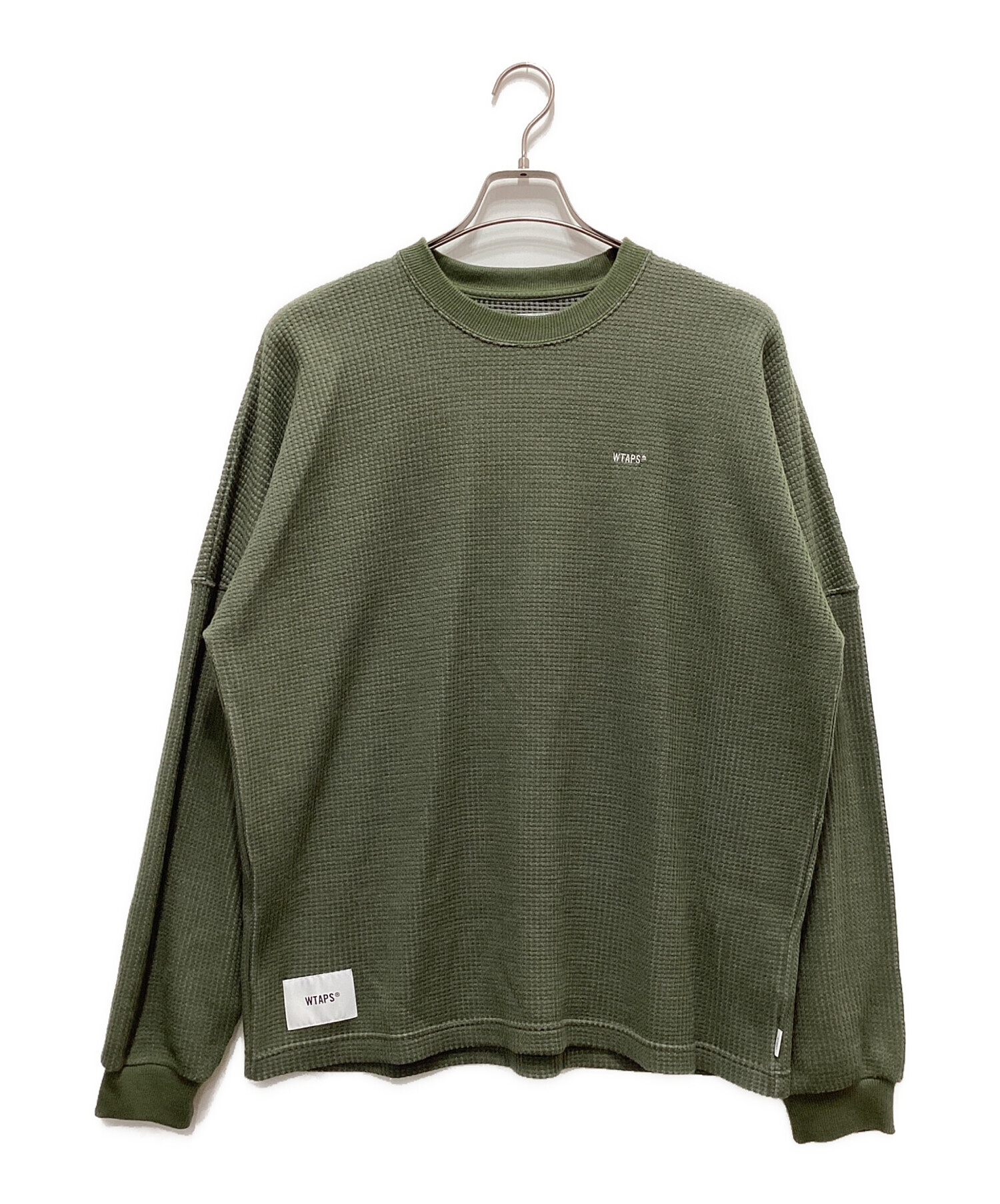 中古・古着通販】WTAPS (ダブルタップス) WAFFLE LS PEAC グリーン
