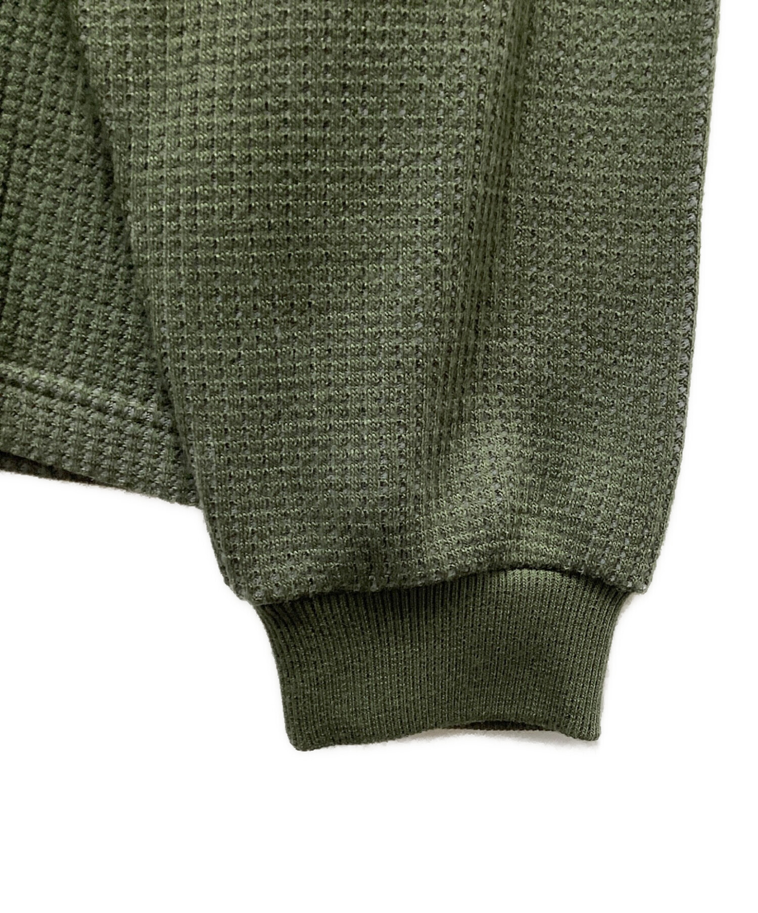 中古・古着通販】WTAPS (ダブルタップス) WAFFLE LS PEAC グリーン