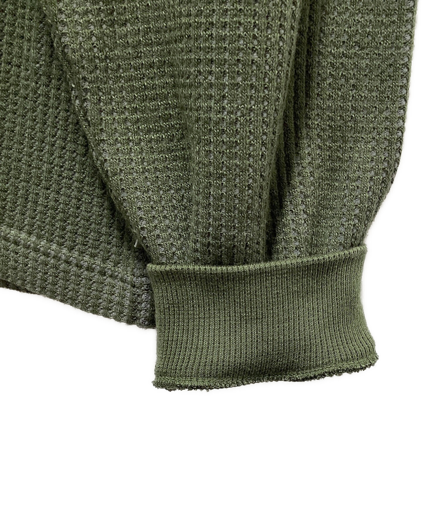 中古・古着通販】WTAPS (ダブルタップス) WAFFLE LS PEAC グリーン