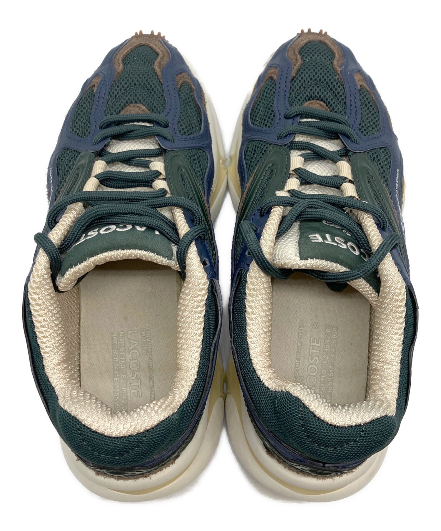 中古・古着通販】LACOSTE (ラコステ) スニーカー ダークグリーン 