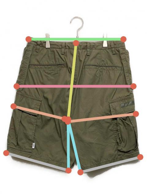 中古・古着通販】WTAPS (ダブルタップス) SHORTS/NYCO.OXFORD オリーブ
