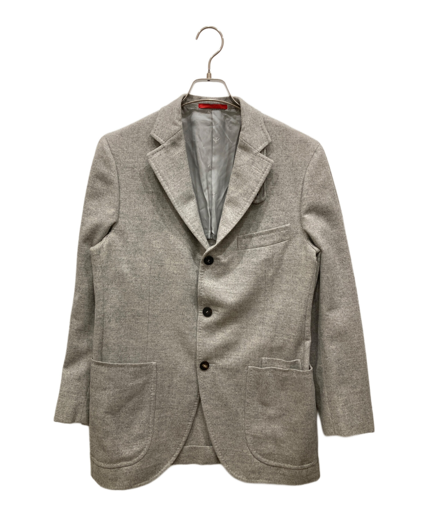 中古・古着通販】ISAIA (イザイア) テーラードジャケット グレー 