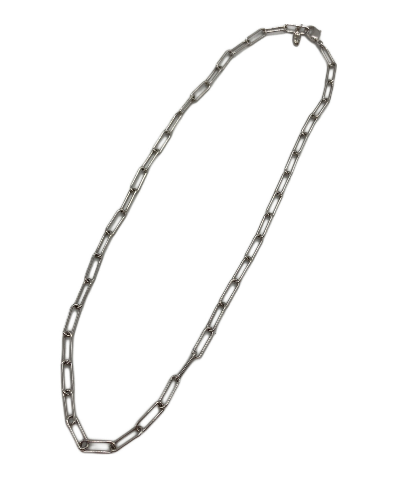 中古・古着通販】ete (エテ) クリップチェーンネックレス シルバー 