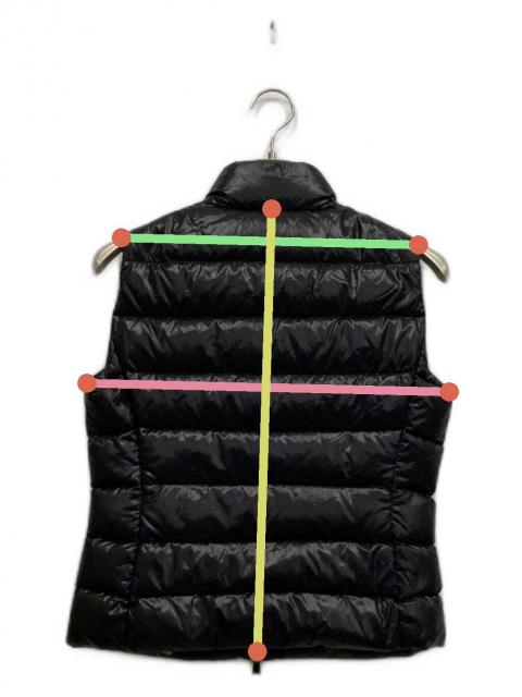 中古・古着通販】MONCLER (モンクレール) GHANYダウンベスト ブラック
