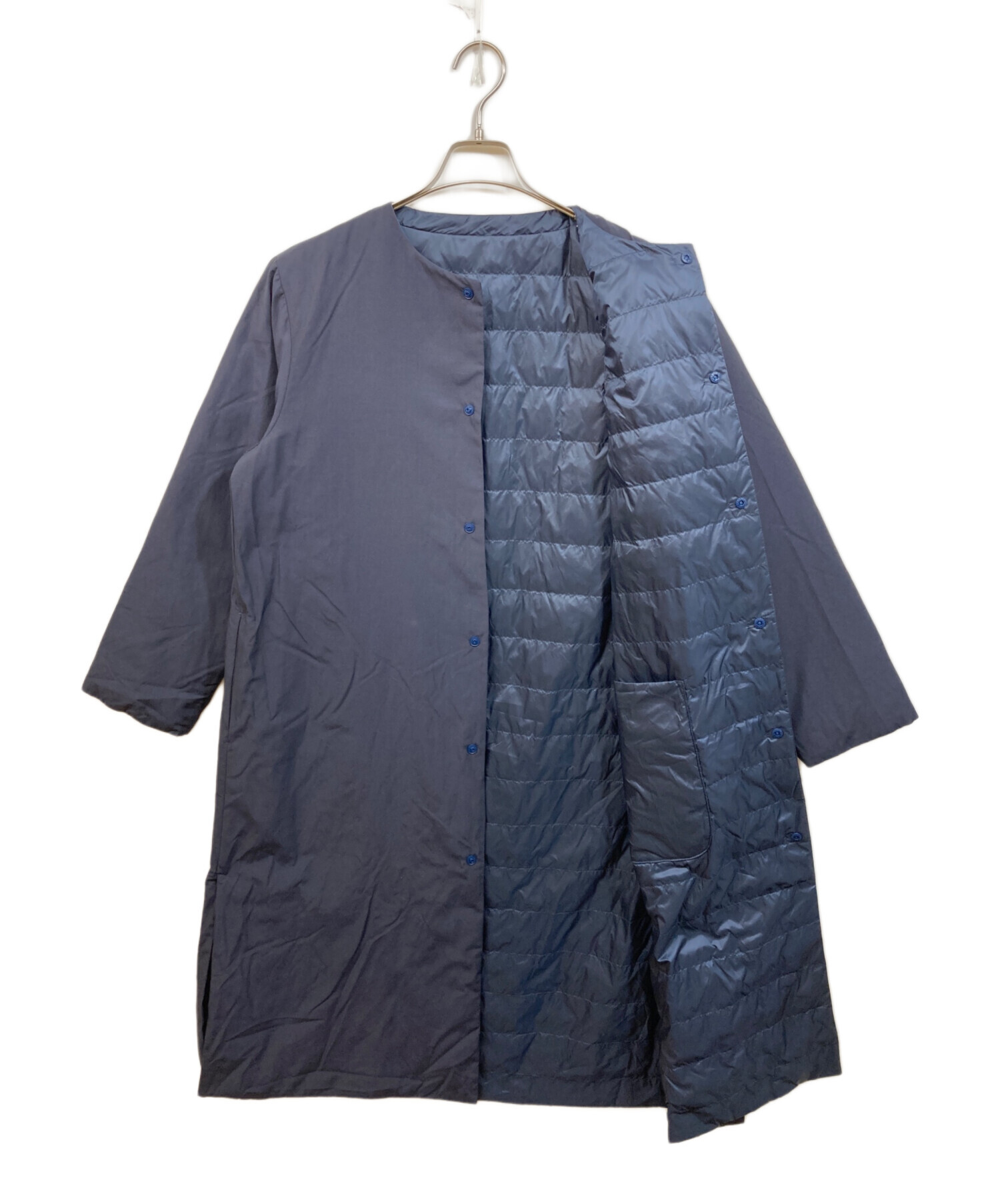 中古】Plantation(プランテーション) コート 長袖/春/秋 ネイビー