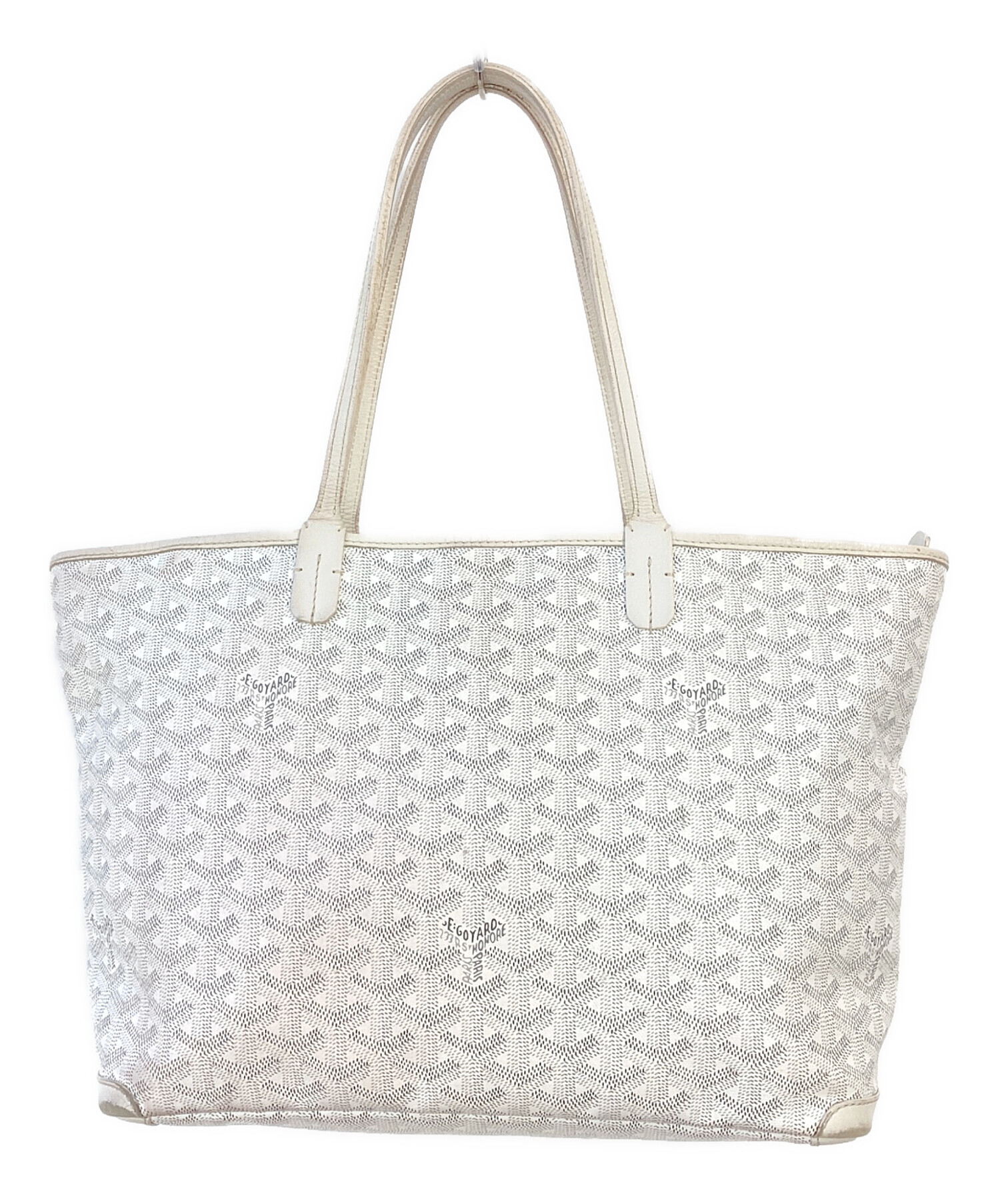 中古・古着通販】GOYARD (ゴヤール) トートバッグ ホワイト｜ブランド