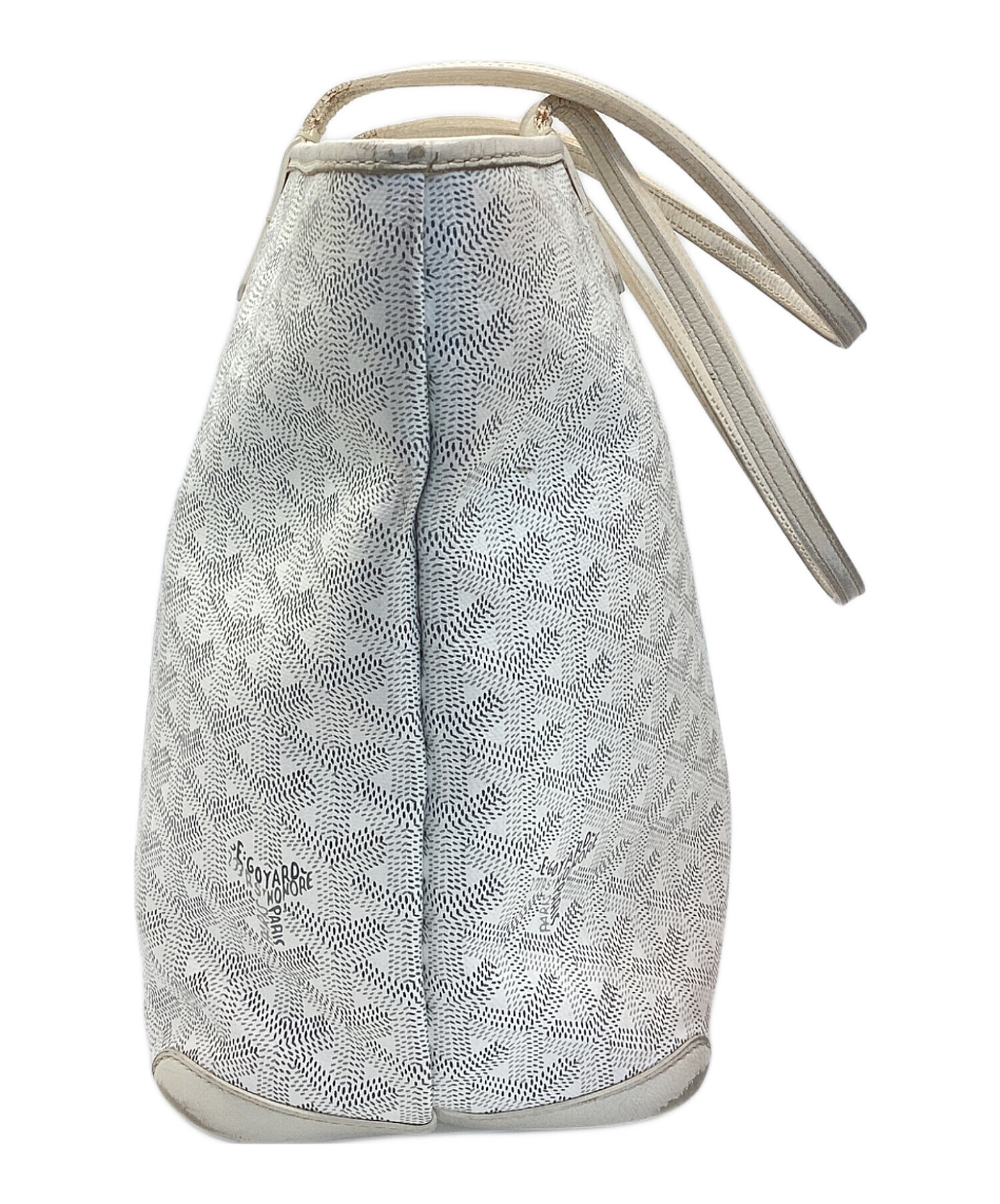 中古・古着通販】GOYARD (ゴヤール) トートバッグ ホワイト｜ブランド
