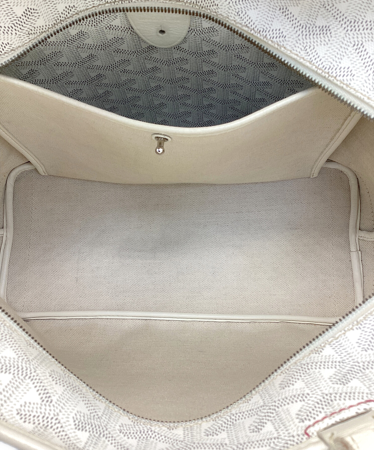 中古・古着通販】GOYARD (ゴヤール) トートバッグ ホワイト｜ブランド