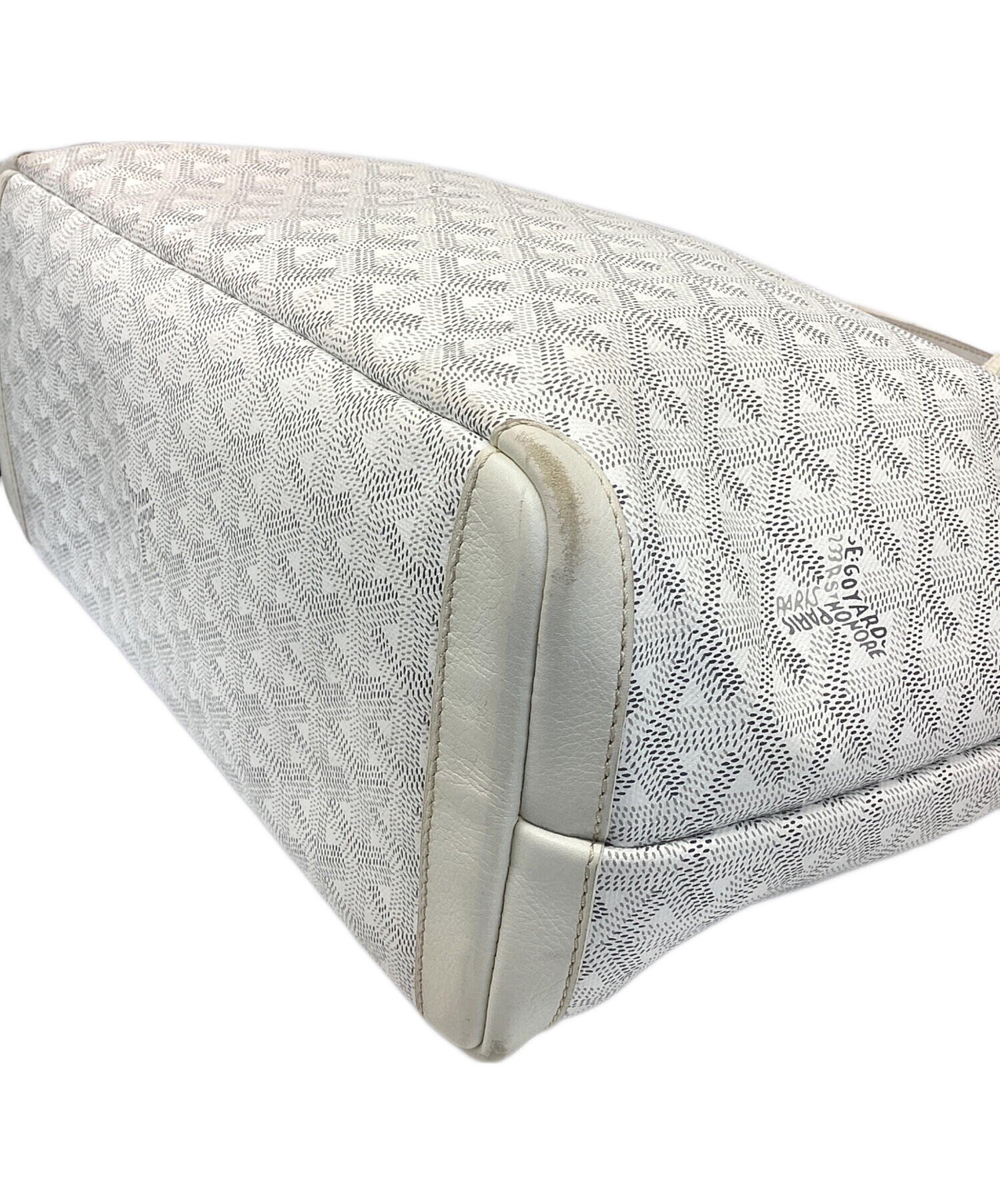 中古・古着通販】GOYARD (ゴヤール) トートバッグ ホワイト｜ブランド