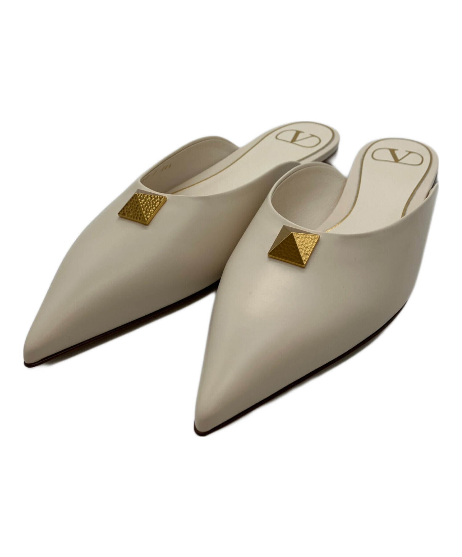 VALENTINO ローマンスタッズミュール 中古・古着通販】VALENTINO (ヴァレンティノ) ローマンスタッズ