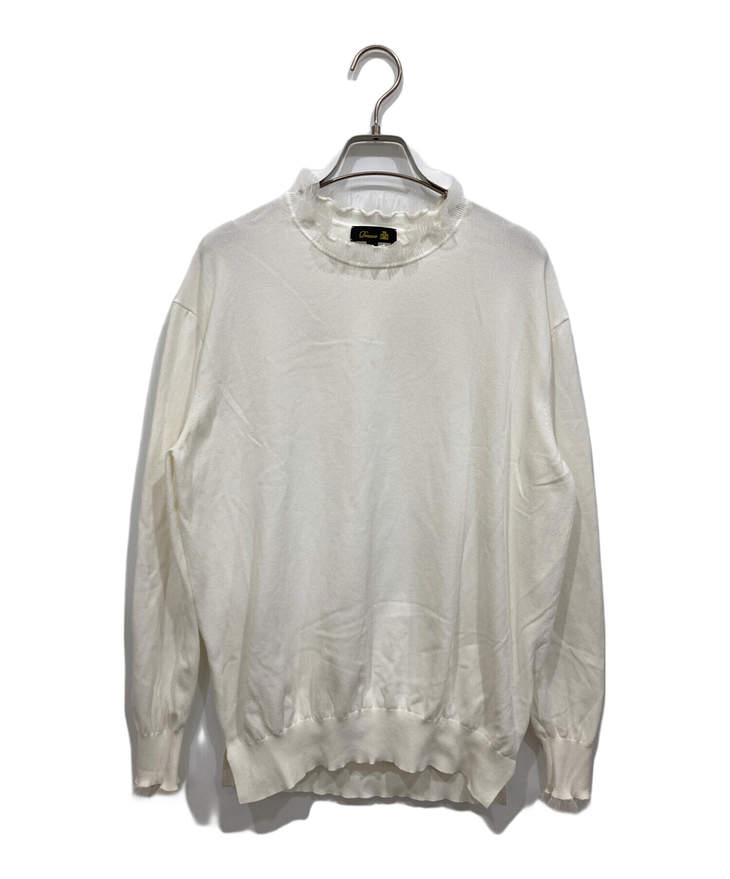 中古・古着通販】DRAWER (ドゥロワー) RESORT1 16Gネックフリルロング 