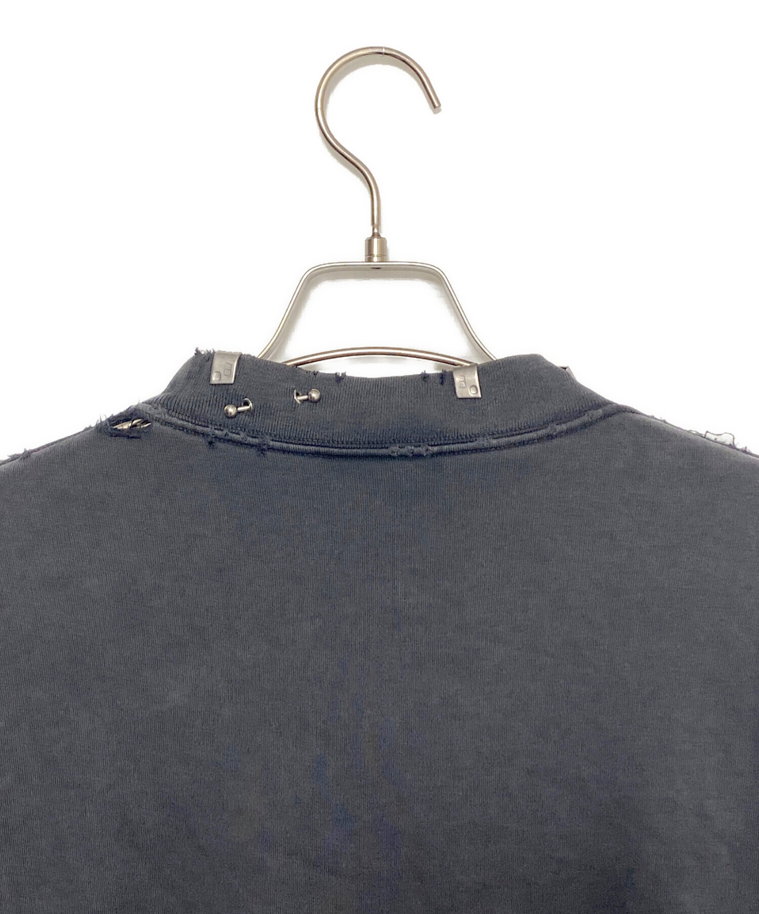 中古・古着通販】BALENCIAGA (バレンシアガ) PIERCED ROUND SWEATSHIRT 