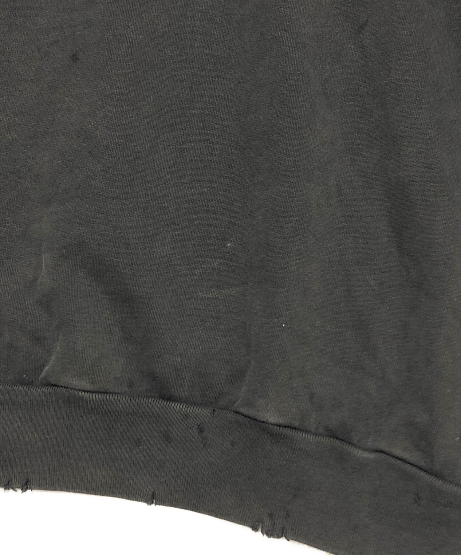 中古・古着通販】BALENCIAGA (バレンシアガ) PIERCED ROUND SWEATSHIRT 